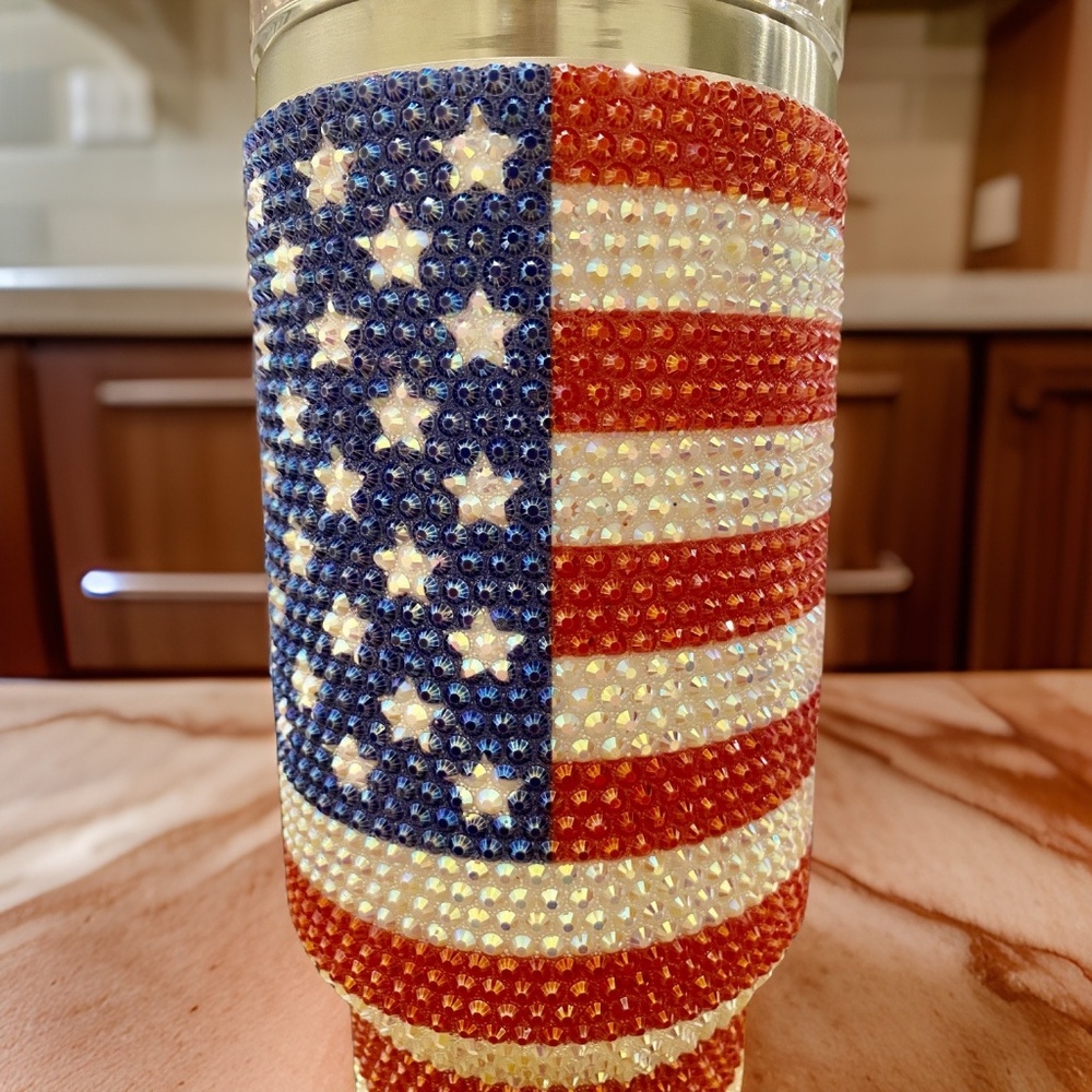 40 oz blinged out Tumbler cup